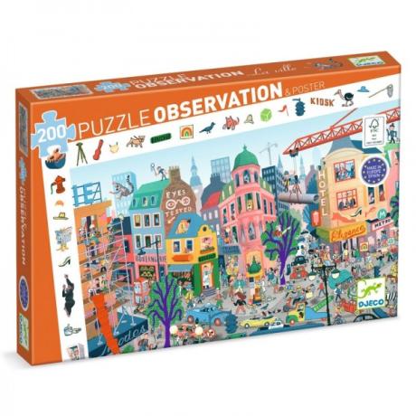 Observation puzzles - The city - 200 pcs