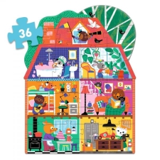 Giant puzzles - The Little Buddies' House - 36 pcs