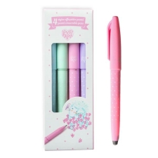 4 erasable pens - Pastel
